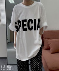 【hyu,il】UNISEXロゴプリント半袖BIGTシャツ(hyu2503-k) メール便発送10 - サムネイル11