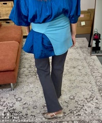 【hyu,il】サイドポケットセミフレアリブパンツ(hyu2505-k) メール便発送10 - サムネイル11