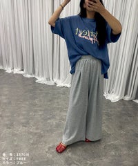 【hyu,il】ロゴプリント パッチワーク刺繍 半袖Tシャツ(day254863-h) メール便発送10  - サムネイル4