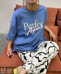 【hyu,il】ロゴプリント パッチワーク刺繍 半袖Tシャツ(day254863-h) メール便発送10  - サムネイル9