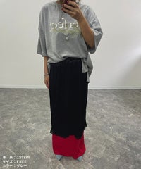 【hyu,il】ロゴプリント パッチワーク刺繍 半袖Tシャツ(day254863-h) メール便発送10  - サムネイル22