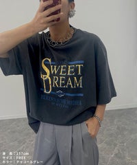 【hyu,il】ヴィンテージライク プリント半袖Tシャツ(250401-h) メール便発送10  - サムネイル3