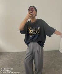 【hyu,il】ヴィンテージライク プリント半袖Tシャツ(250401-h) メール便発送10  - サムネイル5