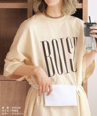 パウダー加工ロゴプリントBIGTシャツ(an-p264172e) - サムネイル9