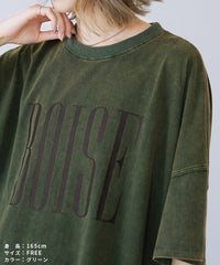 パウダー加工ロゴプリントBIGTシャツ(an-p264172e) - サムネイル14