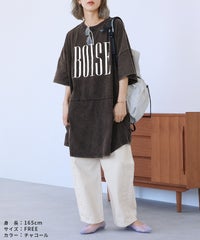 パウダー加工ロゴプリントBIGTシャツ(an-p264172e) - サムネイル17