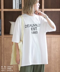 五分袖ヴィンテージライクロゴTシャツ(an-p264173e) メール便発送10 - サムネイル7