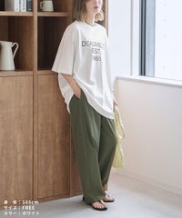 五分袖ヴィンテージライクロゴTシャツ(an-p264173e) メール便発送10 - サムネイル9