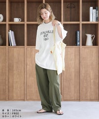 五分袖ヴィンテージライクロゴTシャツ(an-p264173e) メール便発送10 - サムネイル11