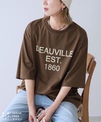 五分袖ヴィンテージライクロゴTシャツ(an-p264173e) メール便発送10 - サムネイル13