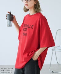 五分袖ヴィンテージライクロゴTシャツ(an-p264173e) メール便発送10 - サムネイル19