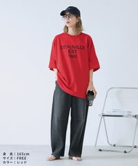 五分袖ヴィンテージライクロゴTシャツ(an-p264173e) メール便発送10 - サムネイル20