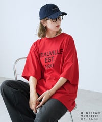 五分袖ヴィンテージライクロゴTシャツ(an-p264173e) メール便発送10 - サムネイル21
