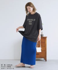 五分袖ヴィンテージライクロゴTシャツ(an-p264173e) メール便発送10 - サムネイル26