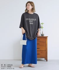 五分袖ヴィンテージライクロゴTシャツ(an-p264173e) メール便発送10 - サムネイル27
