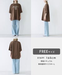 五分袖ヴィンテージライクロゴTシャツ(an-p264173e) メール便発送10 - サムネイル33