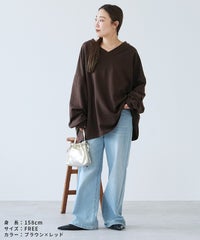 前後2wayロングスリーブレトロ配色ロゴTシャツ(R26201-k) メール便発送10 - サムネイル22