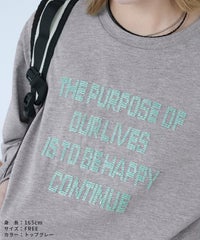 ビーズ刺繍ロゴTシャツ(day256333) メール便発送10 - サムネイル20