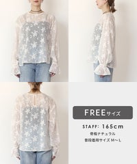 シアージャガード花柄ブラウス(day345713) メール便発送10 - サムネイル24