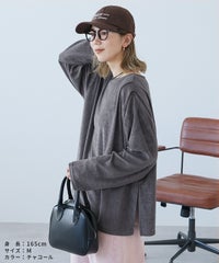 アシンメトリーパイル地カットソー(bel-z-35003) メール便発送10 - サムネイル11
