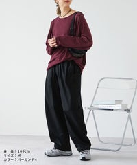 ドルマンロングスリーブTシャツ(bel-z-35004) メール便発送10 - サムネイル21