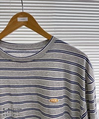 【hyu,il】オリジナルロゴ刺繍ボーダー半袖Tシャツ(hyu2502-v) メール便発送10 - サムネイル23