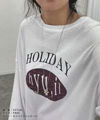 【hyu,il】薄手ロゴロングTシャツ(hyu2501-k) メール便発送10 - サムネイル18