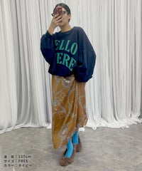 【hyuil】ワイドシルエットショート丈スウェット(hyu2506-k) メール便発送10 - サムネイル5