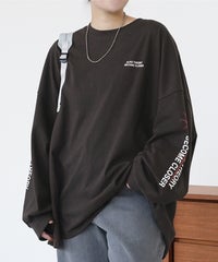 袖ロゴロングTシャツ(R26202-k) メール便発送10 - サムネイル1
