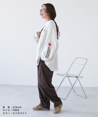 袖ロゴロングTシャツ(R26202-k) メール便発送10 - サムネイル13