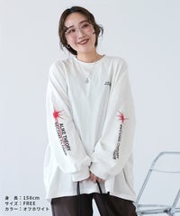 袖ロゴロングTシャツ(R26202-k) メール便発送10 - サムネイル16