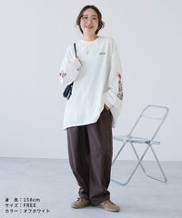 袖ロゴロングTシャツ(R26202-k) メール便発送10 - サムネイル17