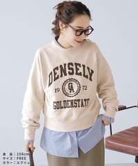 カレッジフロッキーロゴプリントスウェット(day256570)　メール便発送10 - サムネイル9