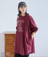 ロゴ刺繍BIGTシャツ(an-d264115l) メール便発送10 - サムネイル16
