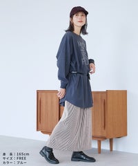 ロゴ刺繍BIGTシャツ(an-d264115l) メール便発送10 - サムネイル19