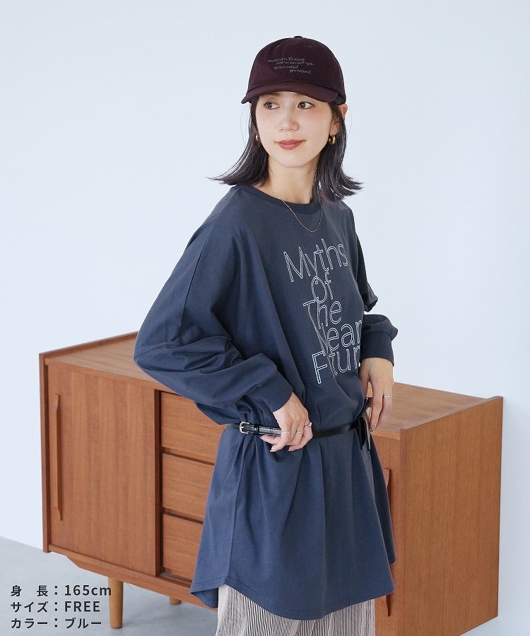 ロゴ刺繍BIGTシャツ(an-d264115l) メール便発送10 - 画像21
