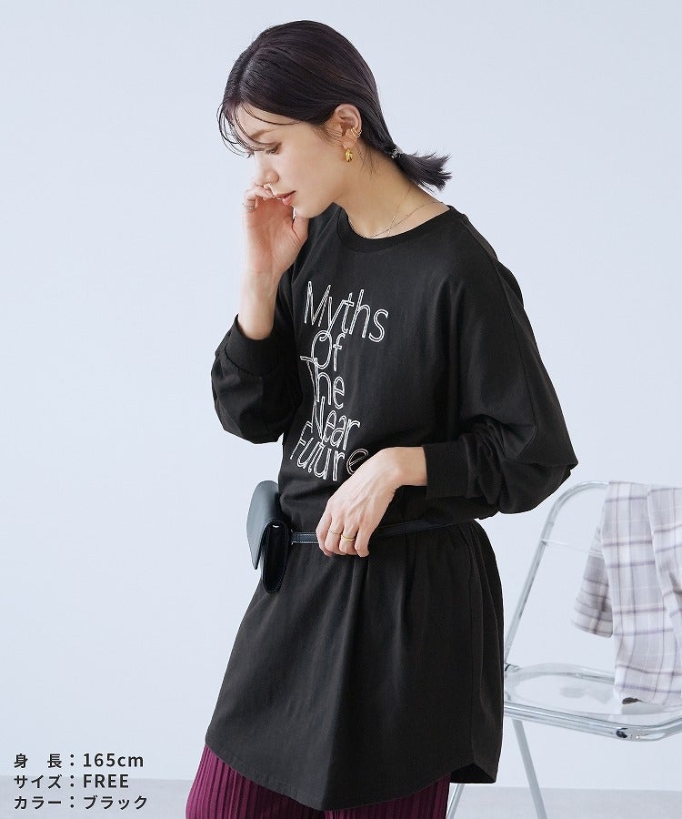 ロゴ刺繍BIGTシャツ(an-d264115l) メール便発送10 - 画像26