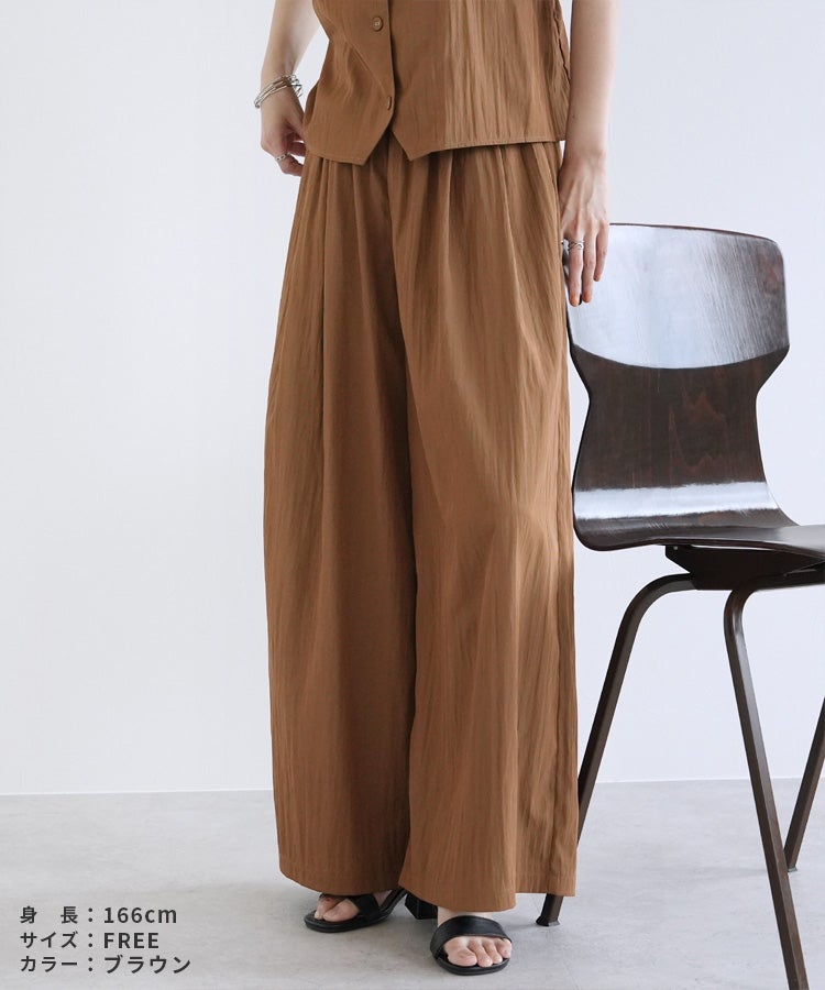 【Yeoun】キャミソールセットアップ3点セット[キャミソール＋Tシャツ＋パンツ](in153528-y) 宅配便発送 - 画像6