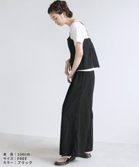 【Yeoun】キャミソールセットアップ3点セット[キャミソール＋Tシャツ＋パンツ](in153528-y) 宅配便発送 - サムネイル14