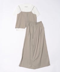 【Yeoun】キャミソールセットアップ3点セット[キャミソール＋Tシャツ＋パンツ](in153528-y) 宅配便発送 - サムネイル28